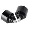 Black Handlebar End Weight Balancer Pair For Honda CBR CB VFR CTX GL NX VT XL