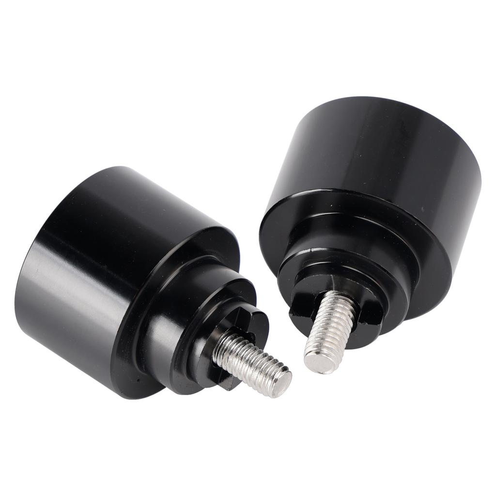 Black Handlebar End Weight Balancer Pair For Honda CBR CB VFR CTX GL NX VT XL