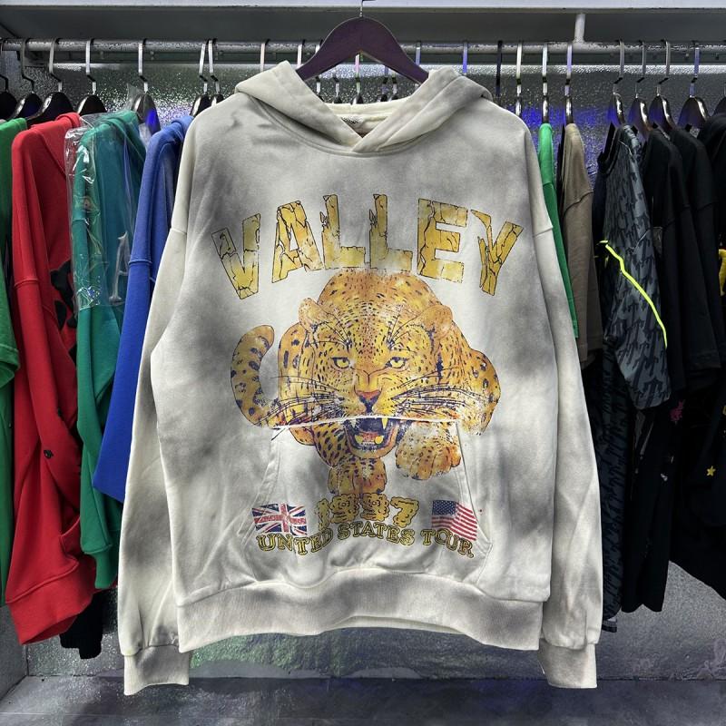 Premium Vintage Washed Cotton Hoodie Men Women Loose Fit Streetwear With Embroidered Letter Print Dual Pockets