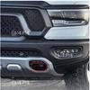 Exterior Car Front Bumper Tow Hook Protective Cover Tow Hook TPE Cover Fit for Dodge RAM TRX 2018 Up Car Accessories