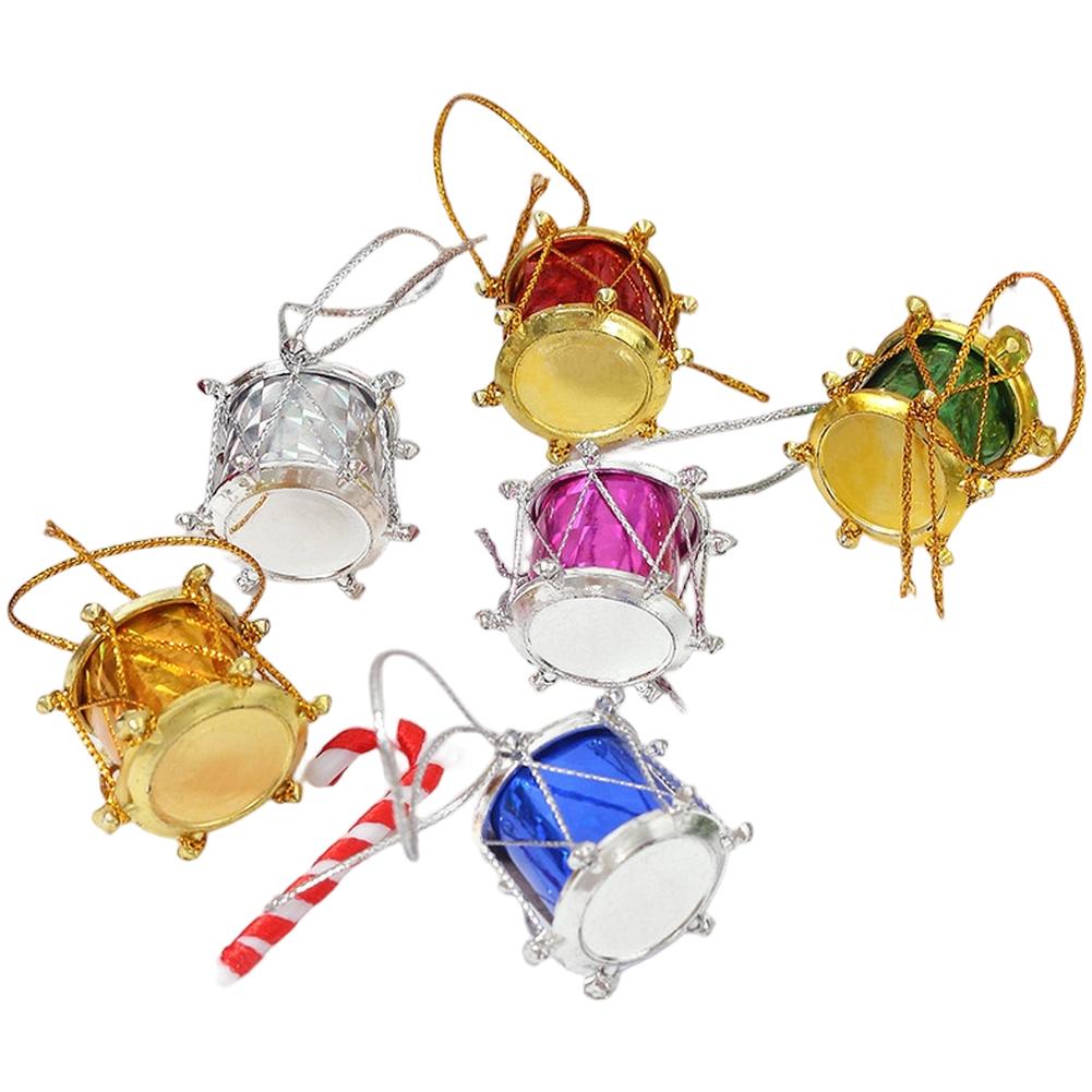 

Набор из 12 штук Рождественские украшения для елки Травленые украшения в виде барабанов 2.5 Cm, 12 Pieces