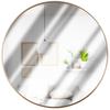 Gold Round Wall Mirror 50 Cm