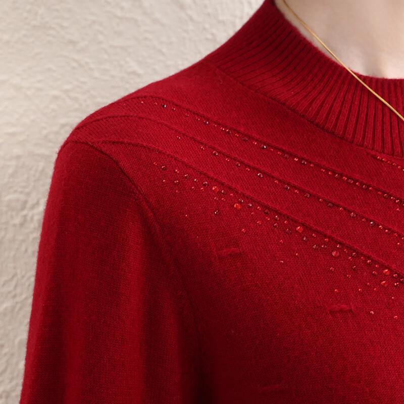 Hengyuanxiang HTNZ12 Women's Machine Washable Wool Sweater