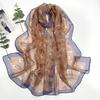 1Pcs Chiffon Georgette Silk Scarf Elegant Bandana Scarf Durable Headband Shawl  Summer Beach
