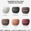 Car Suede Headrest Seat Neck Pillow Head Support For VW Tiguan Arteon Taigo Caddy CC e-up Golf Polo Passat Jetta Amarok Hub Cap
