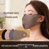 Warm, Washable Hyaluronic Acid Velvet Face Mask - UV Protection, Windproof, Eye Corner Guard for Fall and Winter