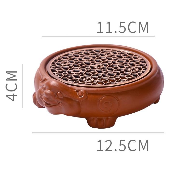 

Zhu Ni Gan Soaking Platform Purple Clay Teapot Mat Water Storage Pot Holder Kung Fu Teaset Holder Tea Ceremony Accessories