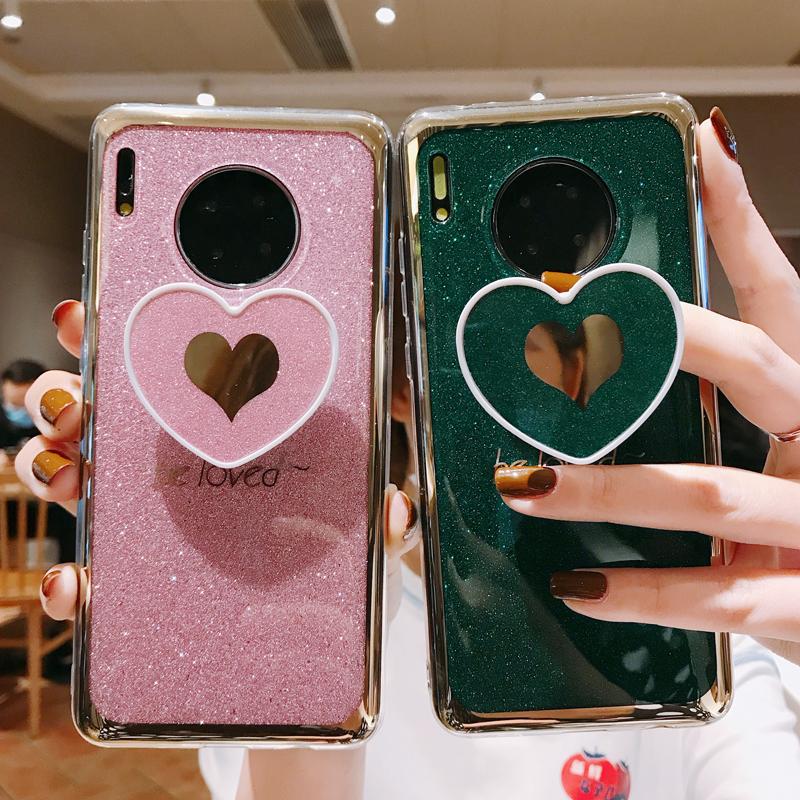 

Чехол для Samsung S7 S8 S9 S10 S20 M01 M11 M21 M31 Huawei Mate 30 Pro Nova 2 3 Enjoy 8 9 10 20 Honor V40 Гальванический кронштейн Love Cover Чехол для мобильного телефона