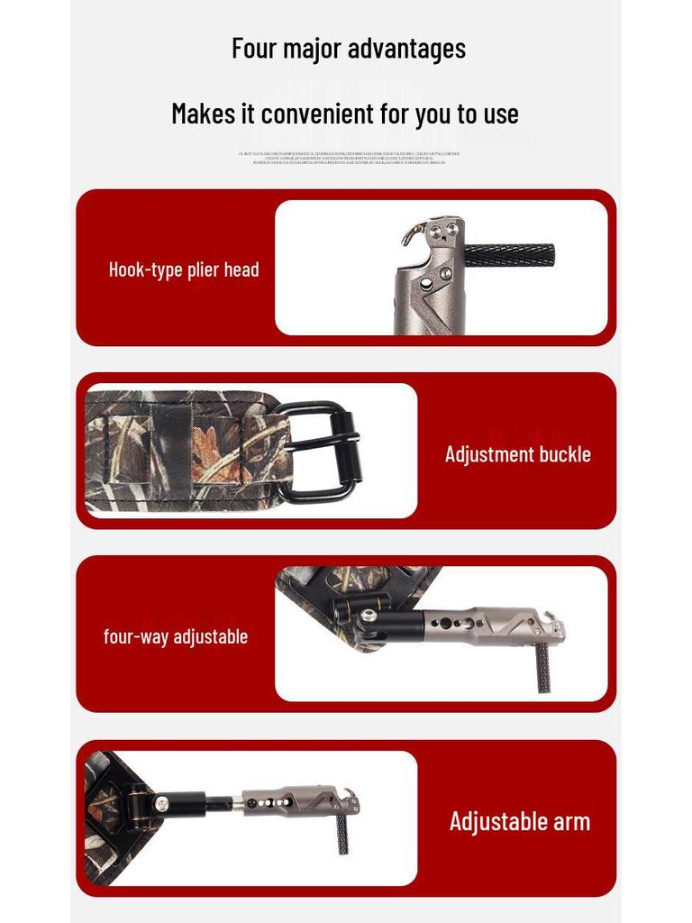 Liberação Automática para Arco e Flecha de Uso Duplo com Polia, Cinta para Braço de Arco, Bola de Aço, Clipe de Pulso para Tiro com Arco ao Ar Livre