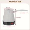 Electric Turkish Coffee Pot 500ml Easy To Clean Maker for Camping