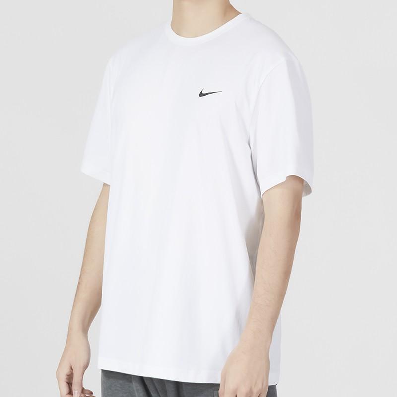 Nike Men's Breathable Casual Short-Sleeve T-Shirt White