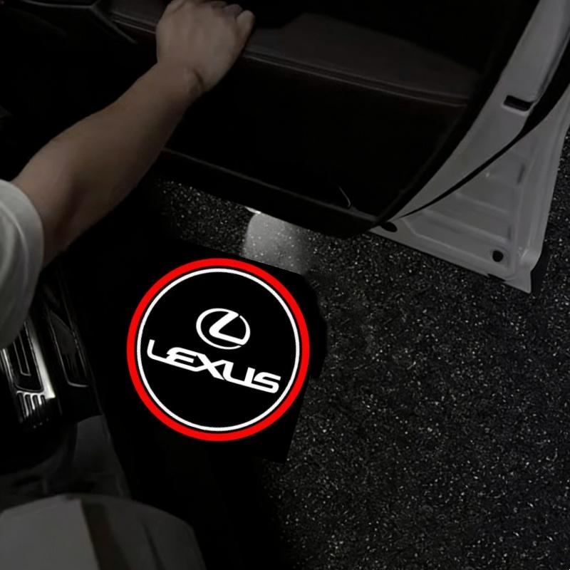 2026 Hot Interior Stickers LED Car Door Projector Welcome Ghost Shadow Light Accessories For Lexus RX ES GX LS LX IS GS UX Serie