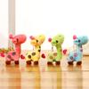 12cm Cute Giraffe Plush Toy Pendant Soft Deer Stuffed Cartoon Animals Doll Baby Kids Toys Christmas Birthday Colorful Gifts