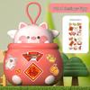 Kids' Cartoon Rocket Piggy Bank - Toy for Boys & Girls
