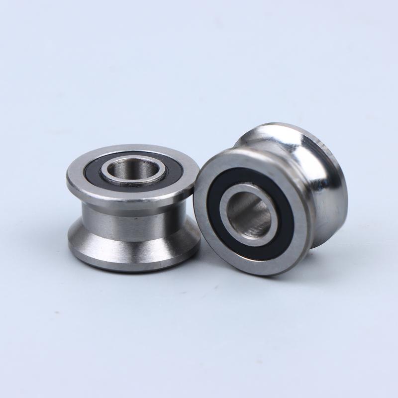 U22 T22 Shaped Groove Round Bottom Track Pulley Bearing Sliding Rollers Bearing Designed To Withstand Heavy Loads And Speed
