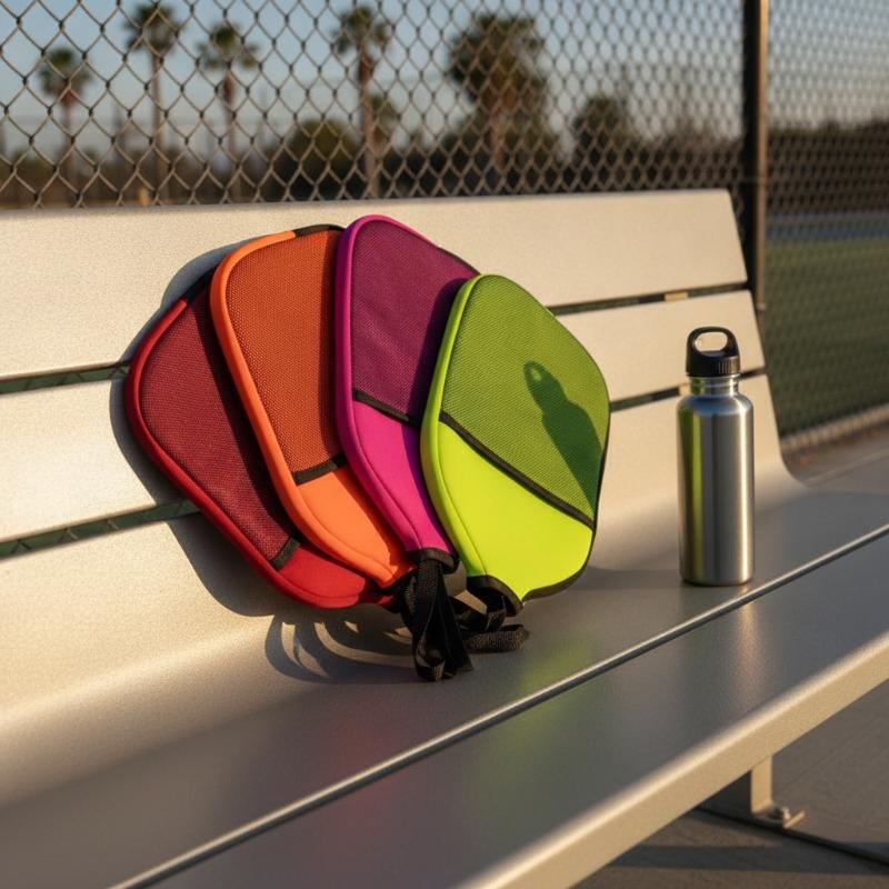 Neoprene Pickleball Paddle Sleeve Soft Lightweight Waterproof Protector Cover Storage Bag Outdoor Accessory