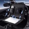 Portable Folding Car Desk with Storage Pockets Vehicle Dining & Office Tray for Eating & Working in SUVs & Large Cars