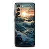 Landscape Art Phone Case For Samsung Galaxy S24 S23 S22 S20 Ultra S21 FE 5G S10 S9 Plus S10E S8 Soft Silicone Cover