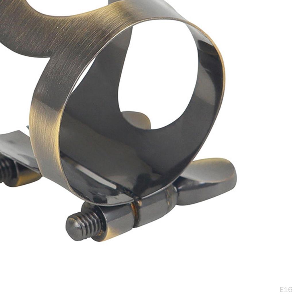 Brass Sax Ligature Saxophone Mouthpiece Fastener, Strong and Durable, Accessory