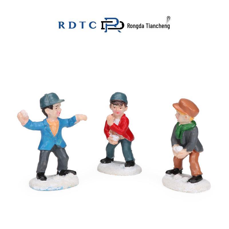 Cartoon Character Sandplay Set: Micro Landscape Scenery Ornaments for Sand Tray Box & Garden