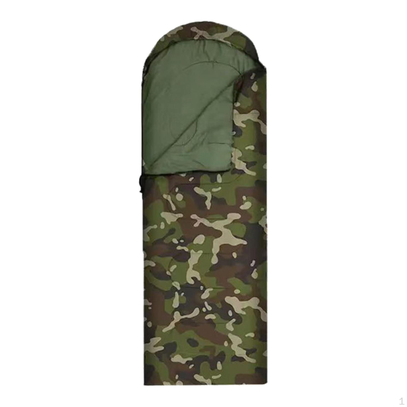 Camping Sleeping Bag Blanket Compact Versatile Convenient Envelope Keep Warm for Camo 0.7KG