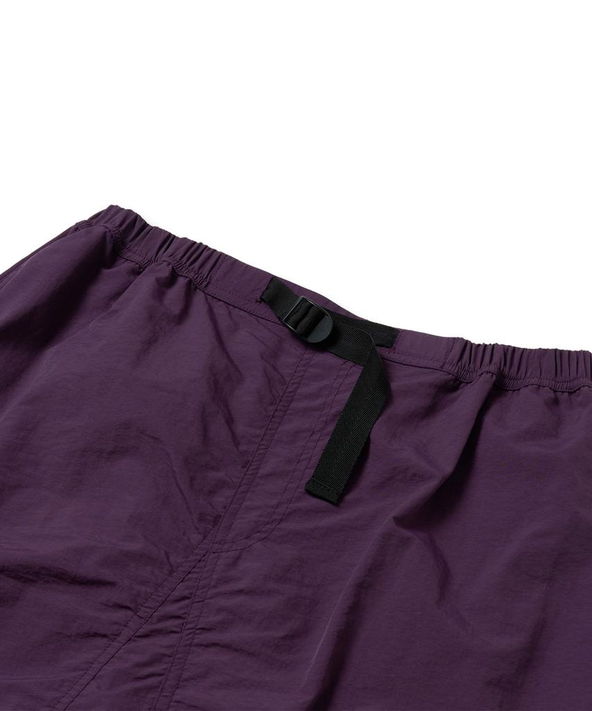 Brown Bless W Tag Puckering Nylon Skirts - Purple