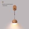 Smart Rechargeable LED Night Light: Solid Wood with Motion Sensing for Home & Hallways