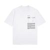 Maison Margiela Digital Logo Cotton T-shirt HS848 White