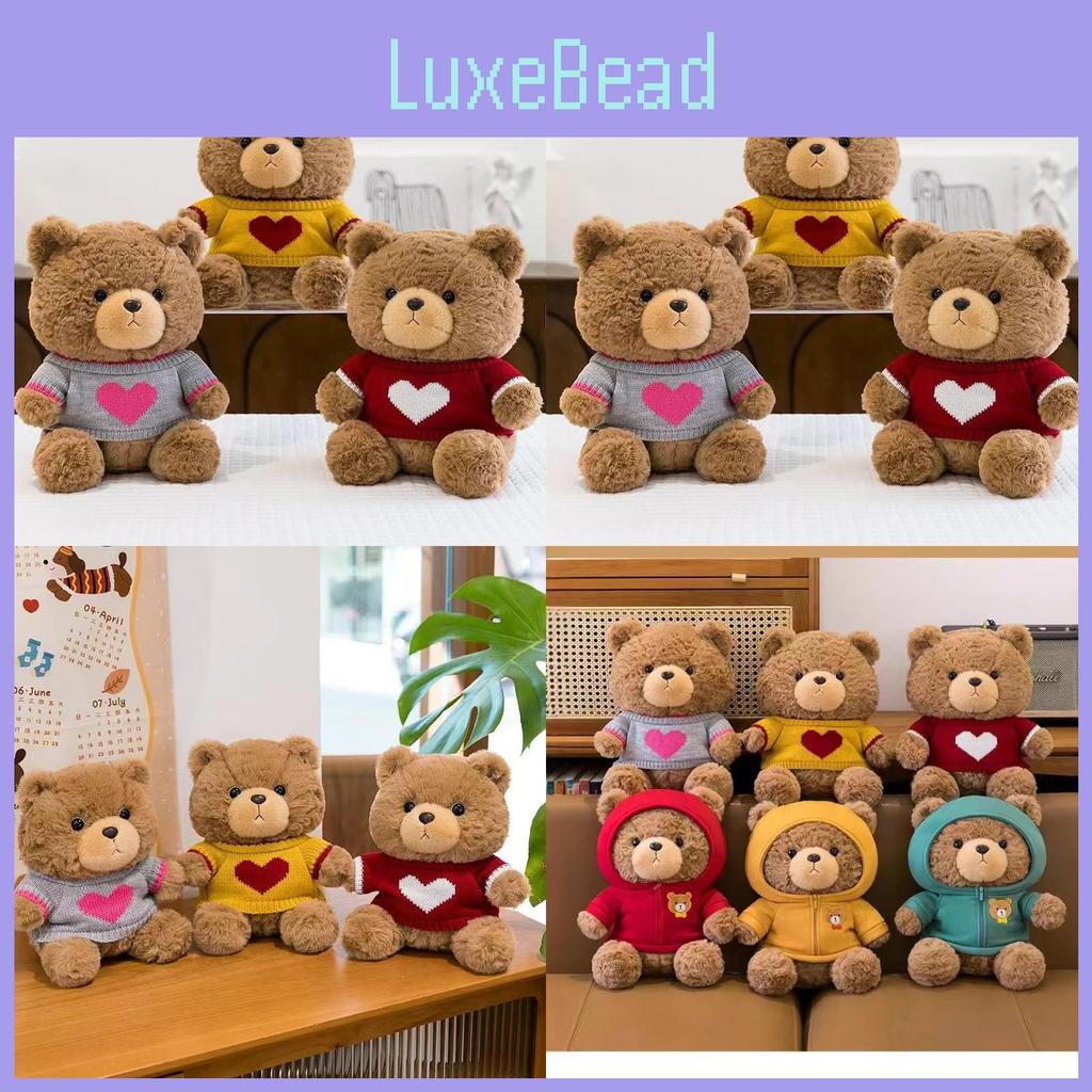 Teddy Bear Plush Toy Cartoon Soft Fill Doll Child Room Decoration Holiday Gift