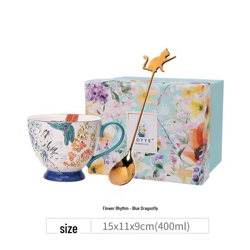 JOYYE Hand-Painted Ceramic Mug