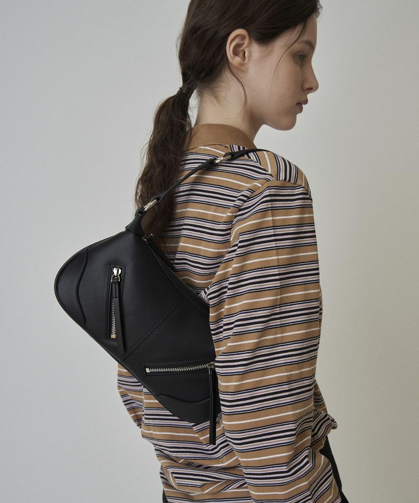 Munier Two Zipped Shoulder Bag_2Colors