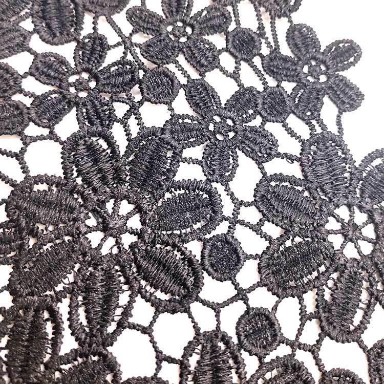 Wateroplosbare kanten kraag polyester zijde borduursel corsage driedimensionaal hol borduursel valse kraag DIY kant accessoires