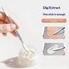 2/4Pcs Professional Makeup Tool Kit With Soft Foundation Brushes Stainless Steel Mixing Palette And Velvet Puff For Home Use