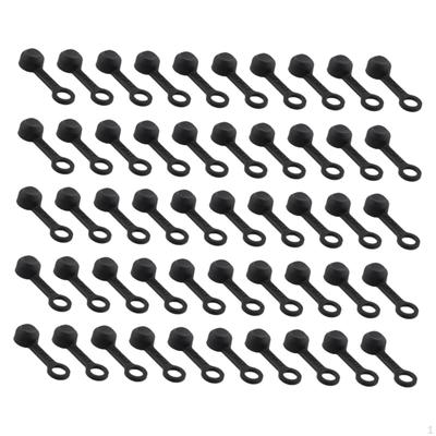 Rubber Caps for Mountain Bike Brake Maintenance, Pack of 50
