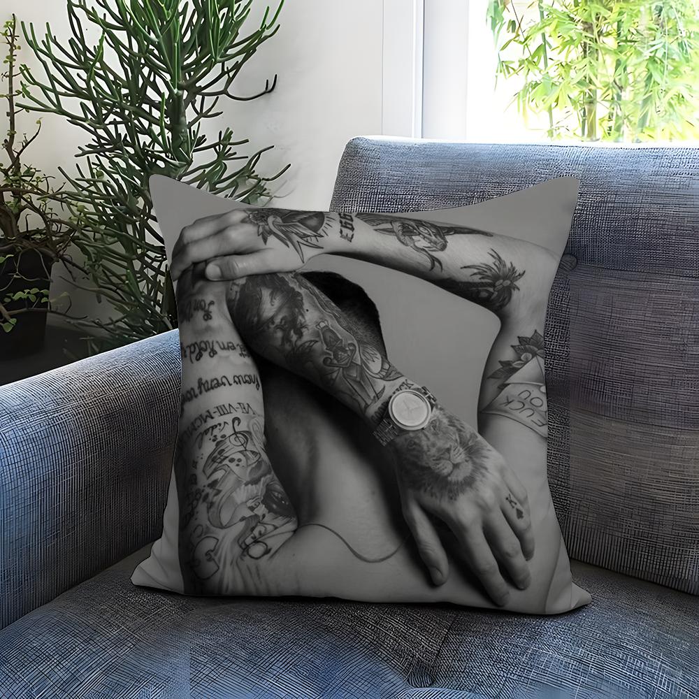 Singer D-Daniel A-Avery Kissenbezug Bequem Wendbarer Kissenbezug Ideal für Auto Sofa Schlafzimmer & Mehr