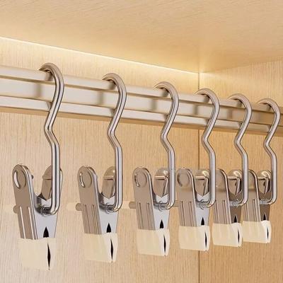 5pcs Multifunctional Clip, Traceless Hat Clip, Hook for Drying Clothes,Windproof Hat Clip with Hook,Clothespin,Universal Clip