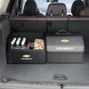 Car Trunk Storage Bag Leather Camping Box Collapsible For Chevrolet Z71 Aveo Impala Lacetti Malibu Sail SS Cruze Sonic Silverado