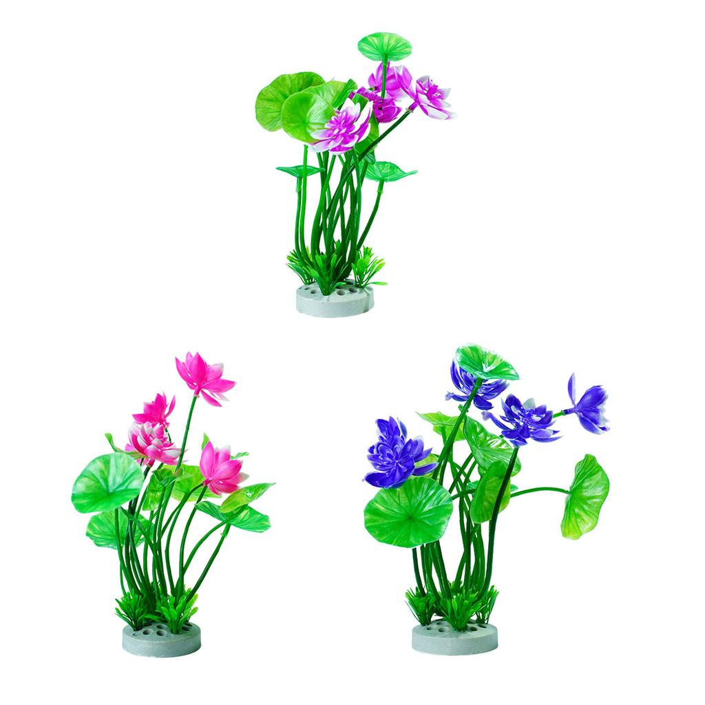 Aquariums Handicrafts Artificial Lotuses Plant Crafts Decorations Fish Tanks Supplies Sea Art Crafts Decorations