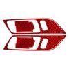 For Ford Mustang GT 2015 - 2025 Carbon Fiber Styling Interior Stickers Car Door Handle Frame Decoration Stickers Trim Cover