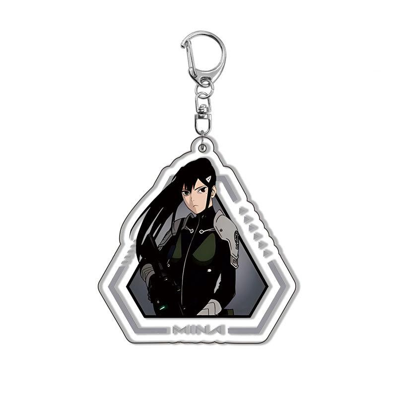 Monster 8 Acrylic Keychain Kafka Hibino Narumi Gen Ashiro Mina Anime Key Holder Pendant Accessory for Fans Collection Present