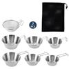 Outdoor Stainless Steel Folding Bowl Set