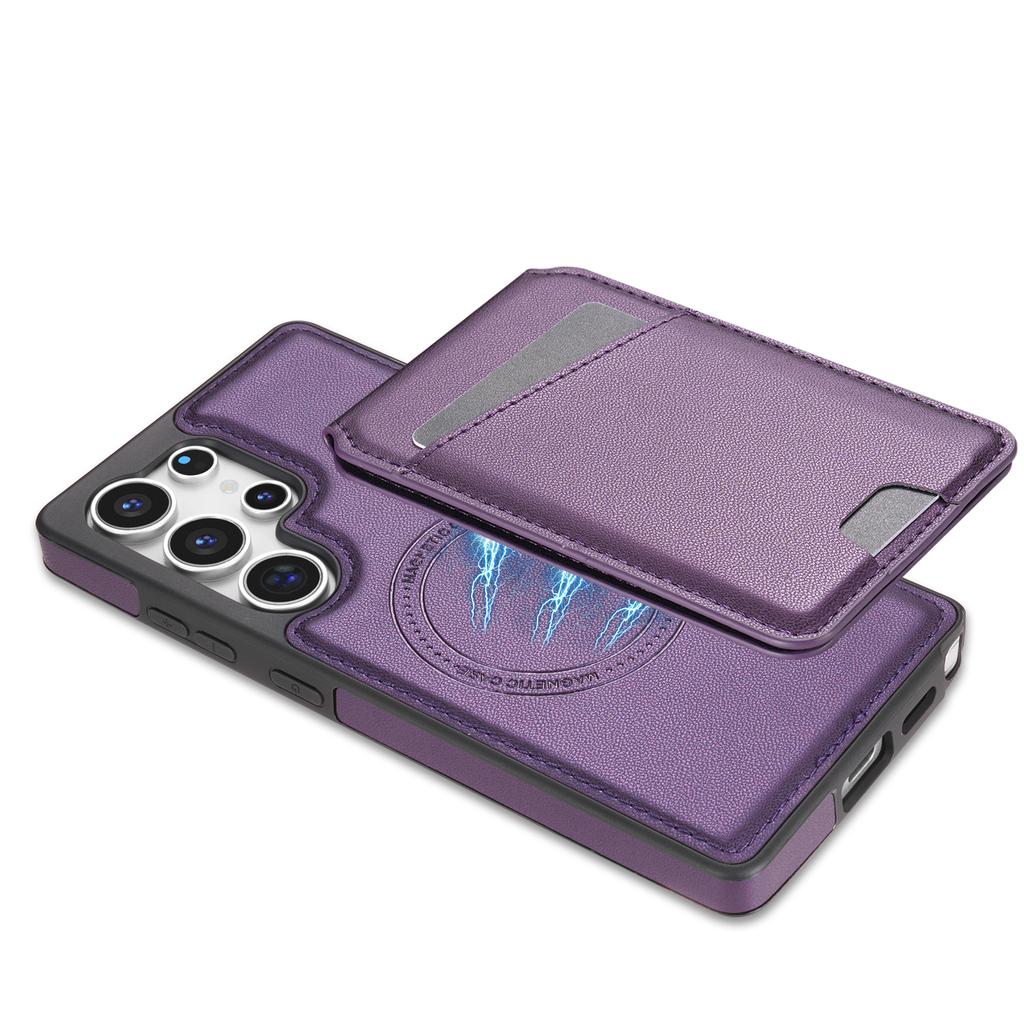 2 In 1 Detachable Wallet Magnetic Card Holder Case for Samsung Galaxy S25 Ultra S23 S24 FE S22 Plus A16 A55 A15 A54 Flip Cover