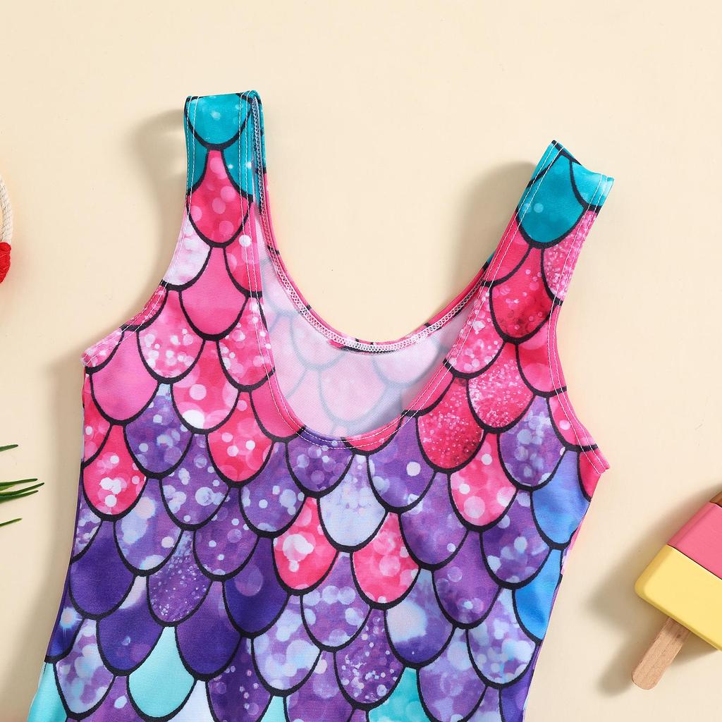 Strój kąpielowy dla niemowlaka Syrenka - Słodka Mała Księżniczka Strój plażowy