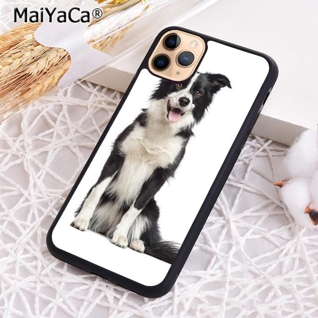 Beautiful Fun Border Collie Dog Puppies Phone Case For iPhone 17 Air 16 15 14 plus 12 13 pro max coque