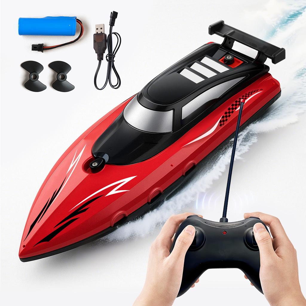 27MHz High Speed Remote Control Boat | Dual Motor Waterproof - Water Speed Boat Child Model Kids Boys Outdoor Pool Toys Gifts