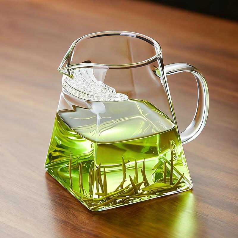 NiYe Handmade Glass Teapot for Green Tea
