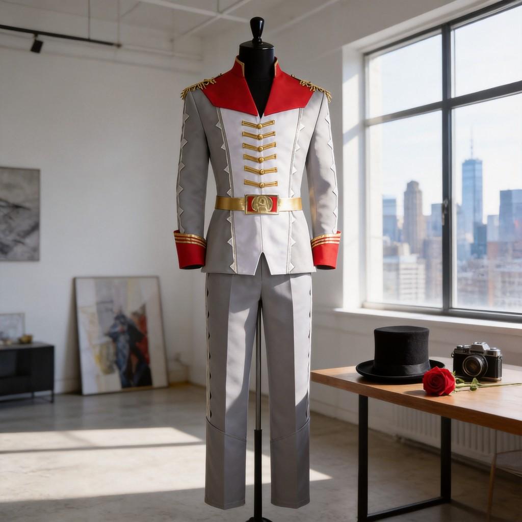 Persona 5 Cosplay Anzug für Herren mit authentischem Design für Anime-Conventions und Kostümpartys