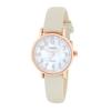 J-AXIS Pearl Style Ladies Wristwatch CF2C0034 Ivory Basic Elegant Business Easy-to-Read Dial