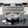 Titanium Pan with Lid Non-Stick Cooking Accessories Household Egg Pans for Home Cooks Beginners Busy Families Meal Prep