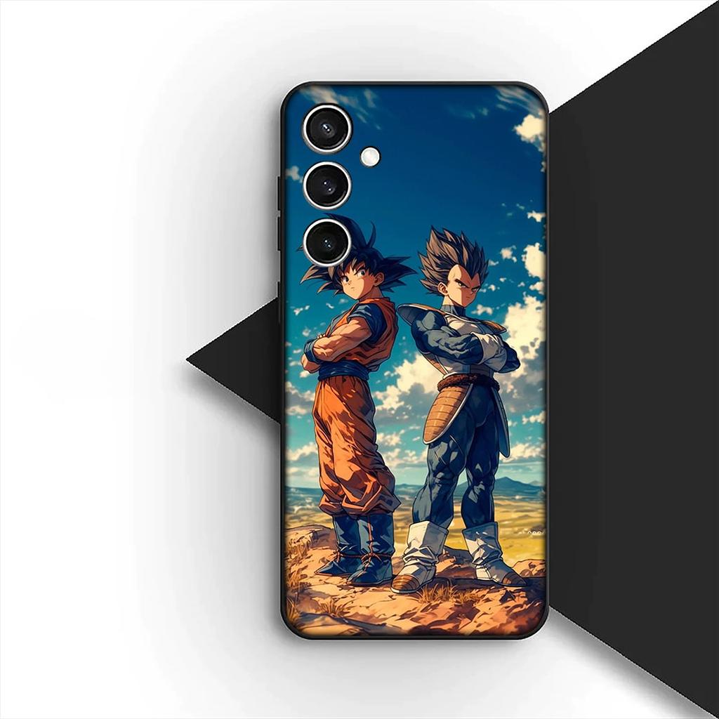 Vegeta Dragons Gokus Balls Super Cover for Samsung Galaxy S25 S24 S23 FE Ultra Plus S7 Edge S25+ S24+ A56 5G + Coque Phone Case